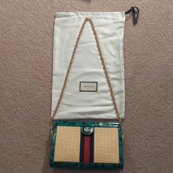 SOLD GUCCI *Limited Edition* Snakeskin Ophidia Bag - Picture 16 of 16